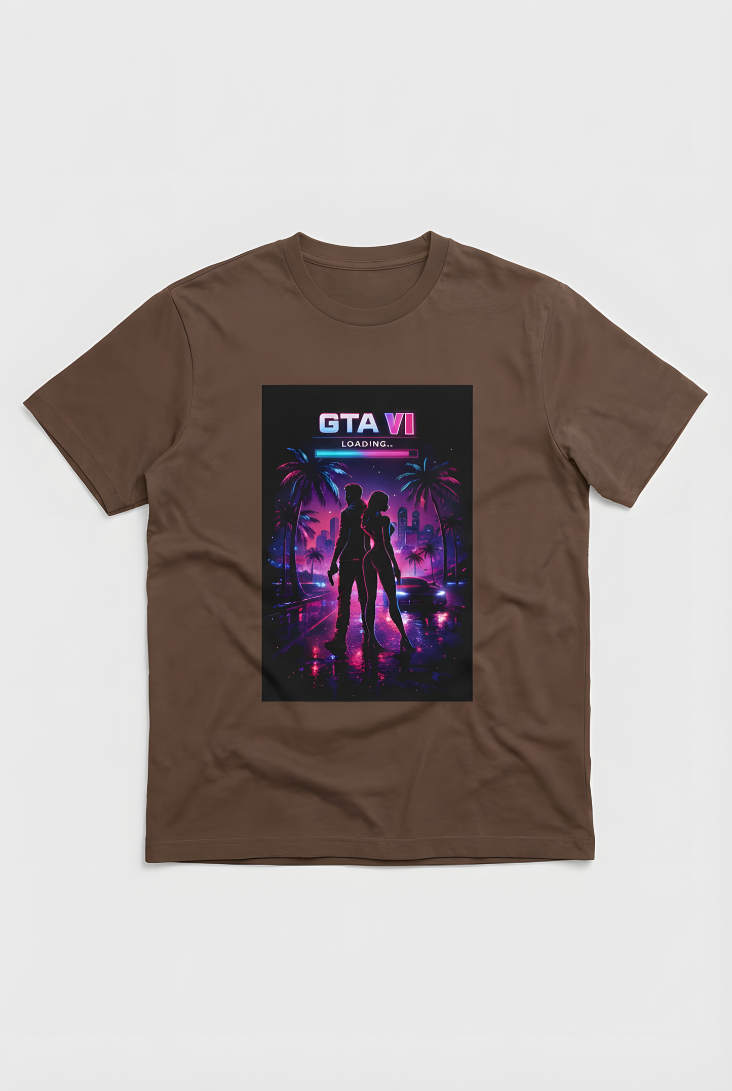 GTA VI Neon Nights – Unisex Crew Neck T-Shirt