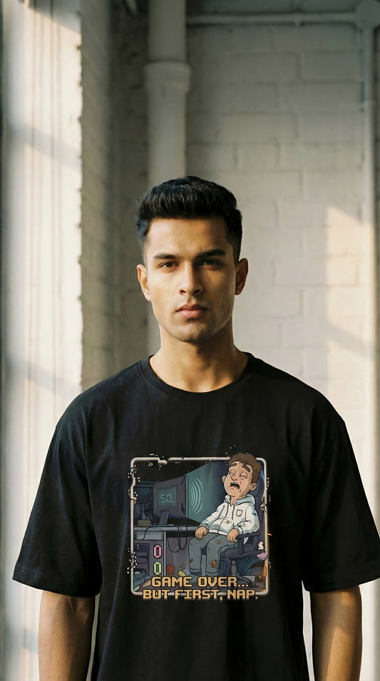 Unisex Oversized t-Shirt : GAME OVER