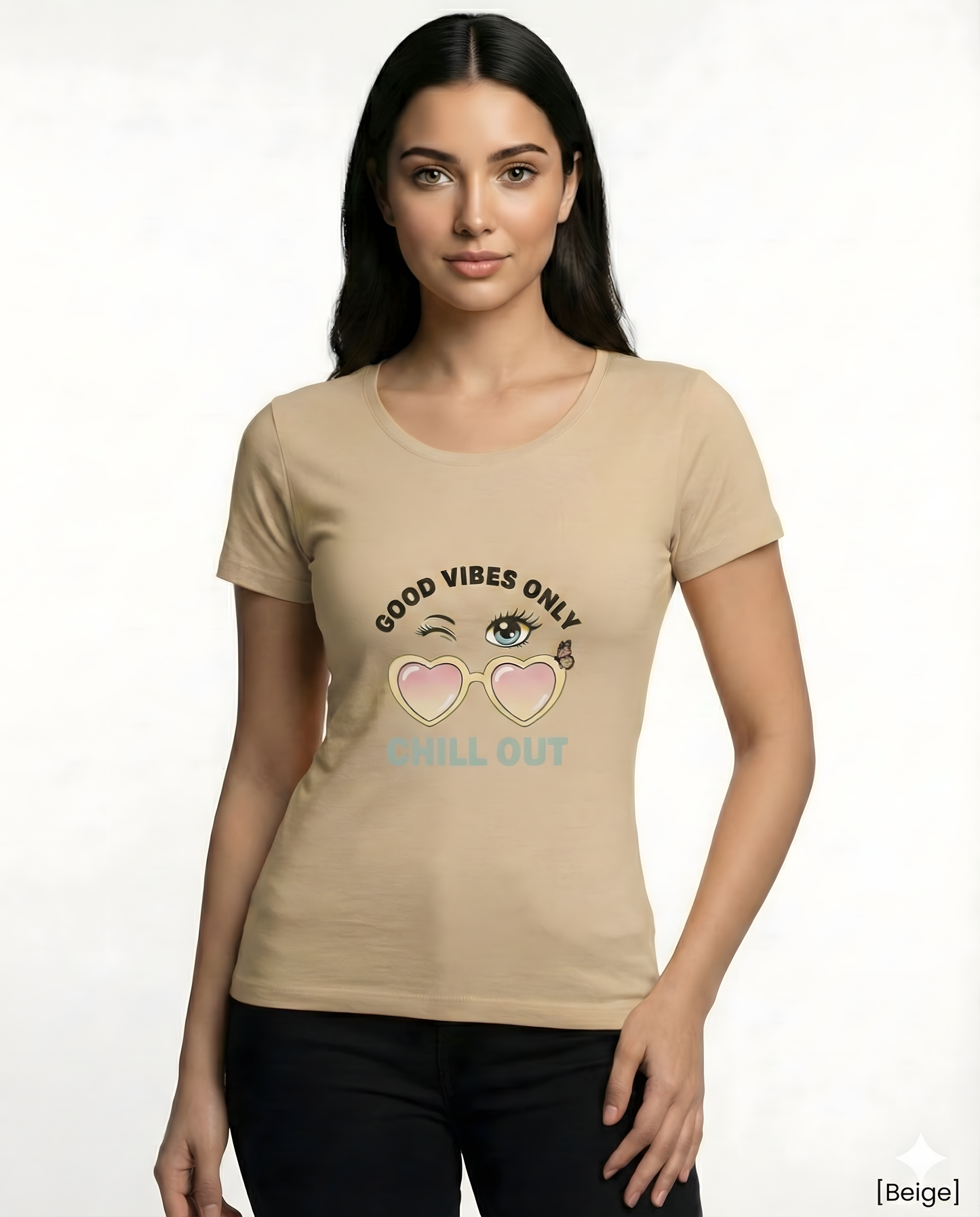 Women’s Classic T-Shirt – Good Vibes Only (Chill Out)