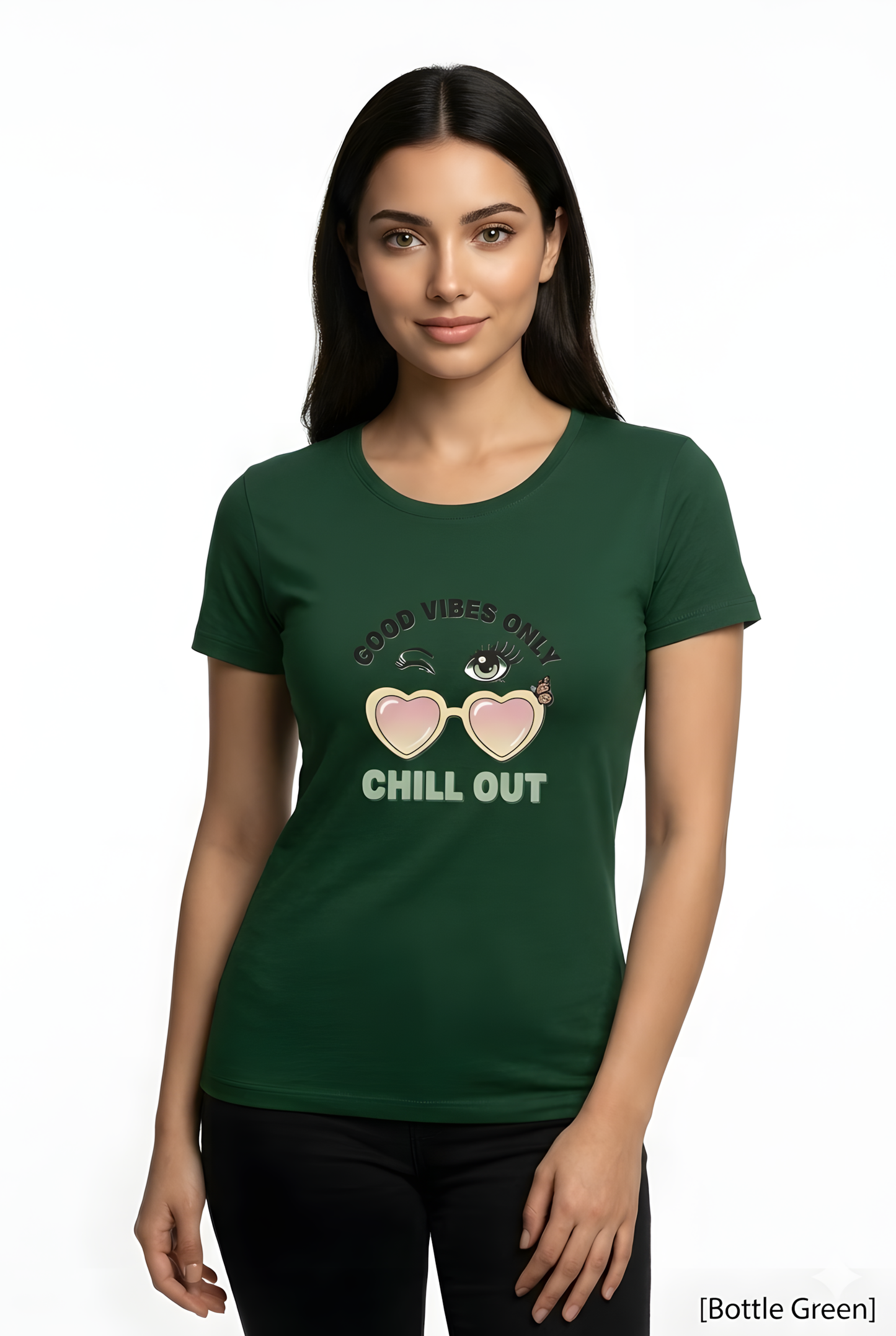 Women’s Classic T-Shirt – Good Vibes Only (Chill Out)