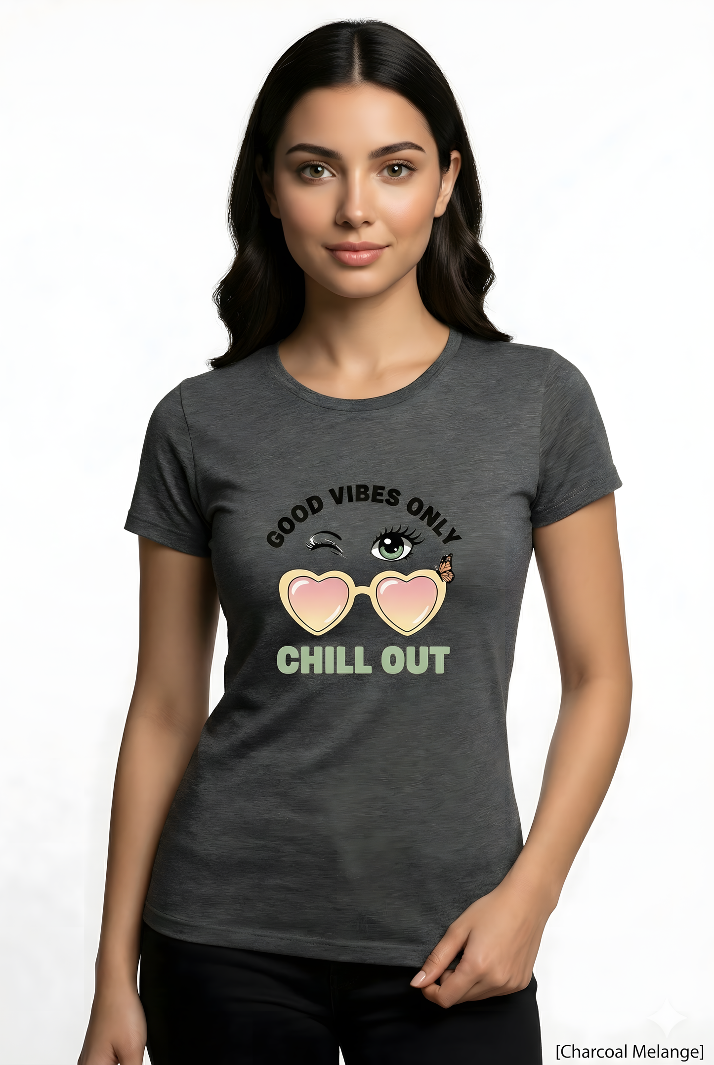 Women’s Classic T-Shirt – Good Vibes Only (Chill Out)