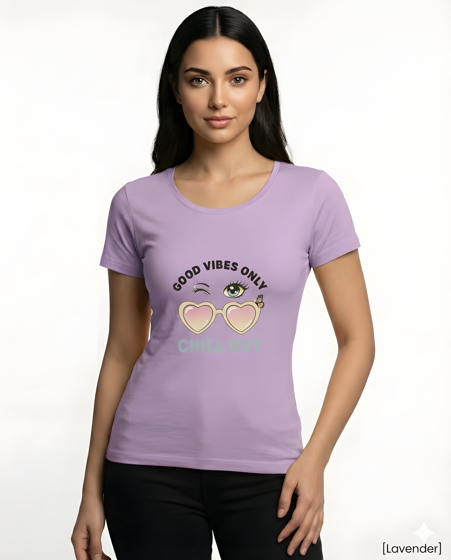 Women’s Classic T-Shirt – Good Vibes Only (Chill Out)