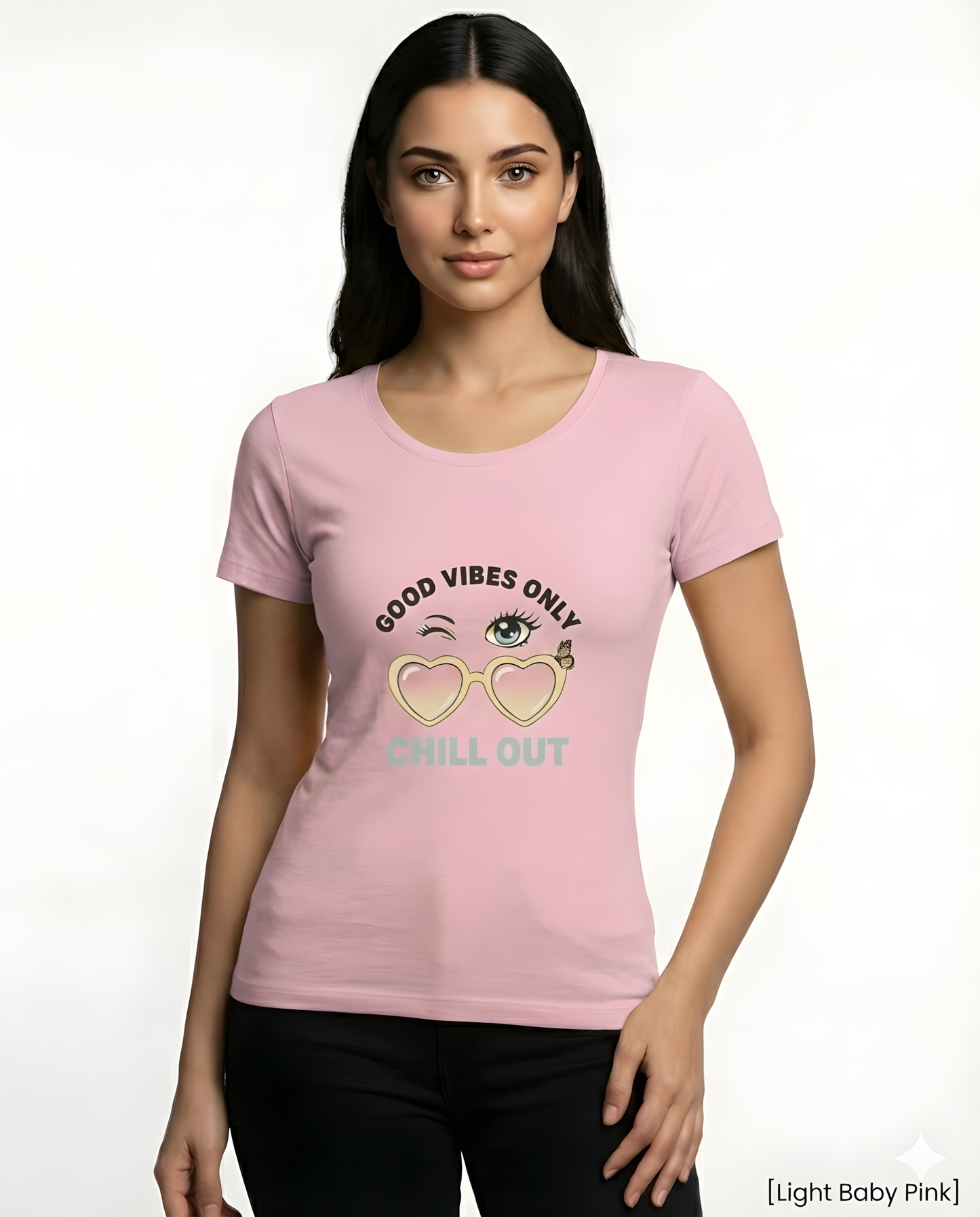 Women’s Classic T-Shirt – Good Vibes Only (Chill Out)
