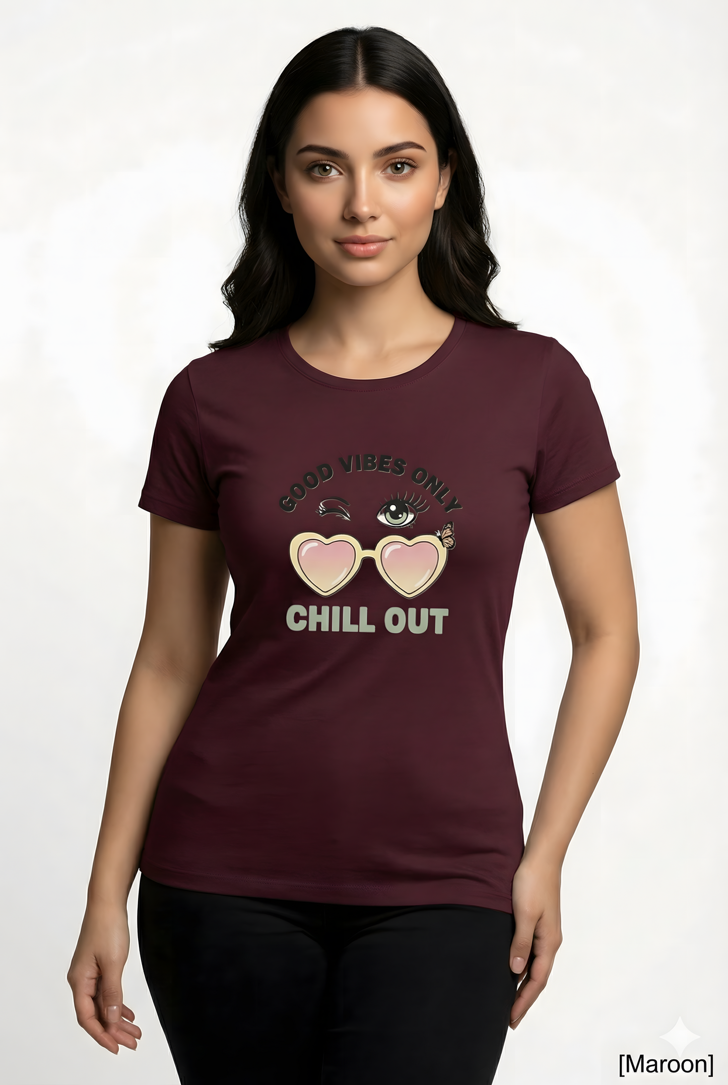 Women’s Classic T-Shirt – Good Vibes Only (Chill Out)