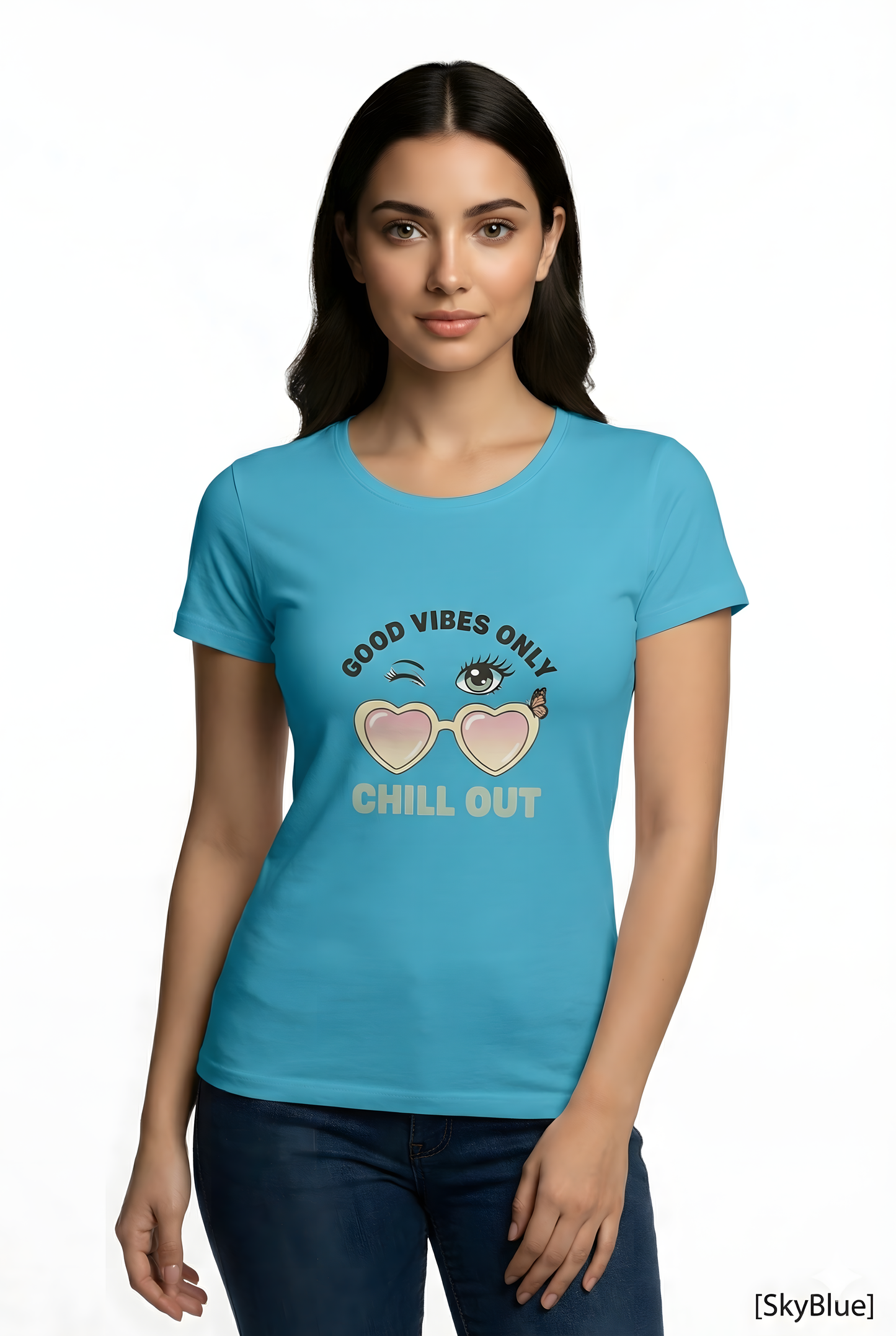 Women’s Classic T-Shirt – Good Vibes Only (Chill Out)