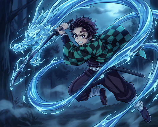 Tanjiro Water Breathing – Anime Gaming Mousepad