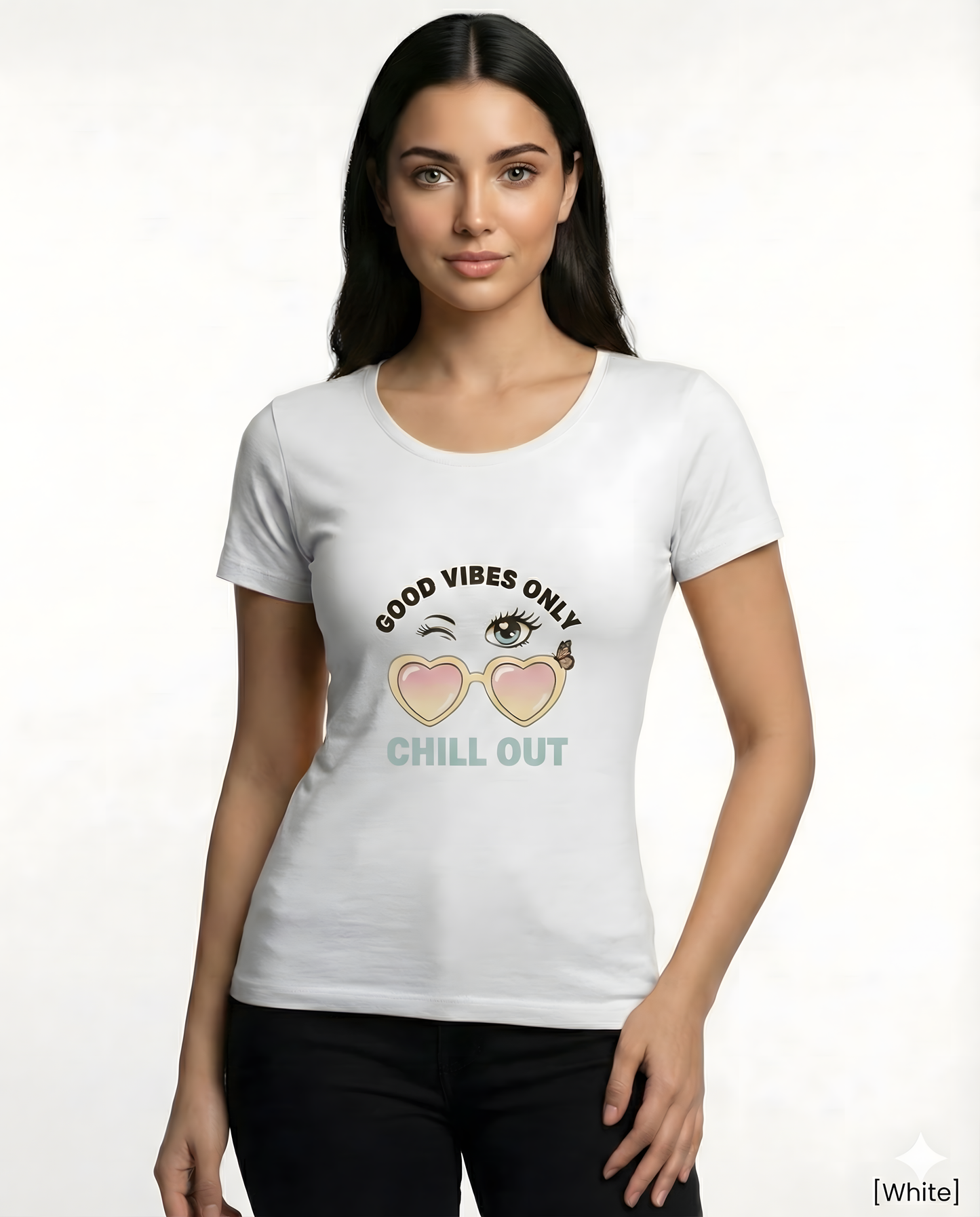 Women’s Classic T-Shirt – Good Vibes Only (Chill Out)