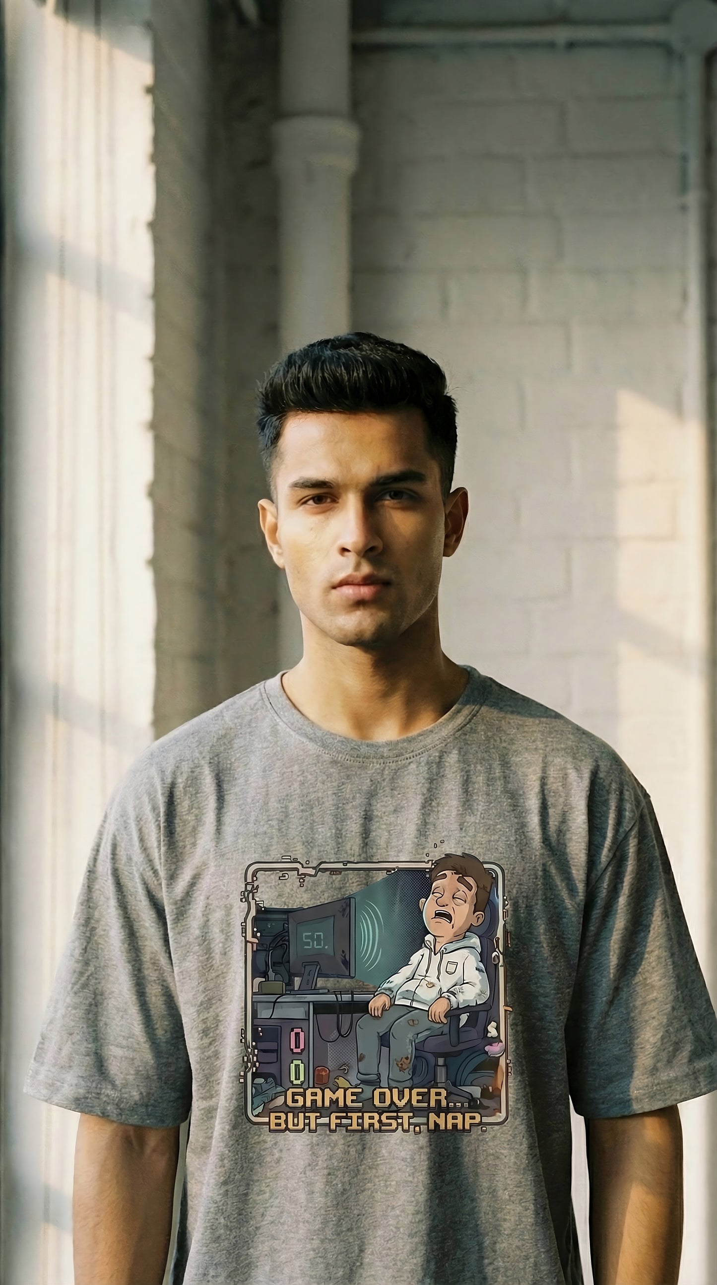 Unisex Oversized t-Shirt : GAME OVER