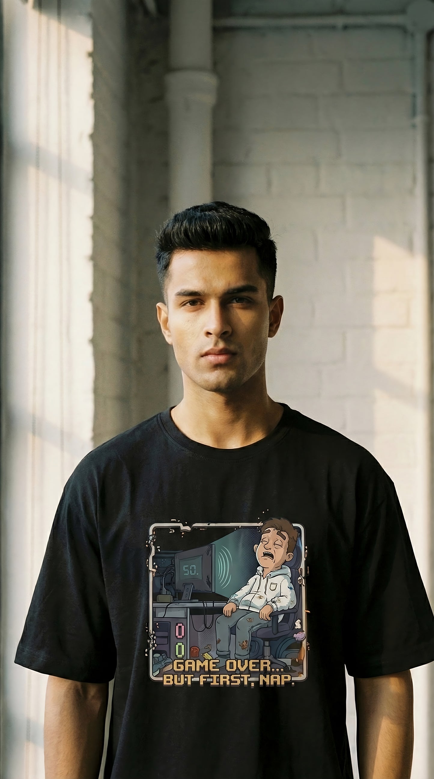 Unisex Oversized t-Shirt : GAME OVER