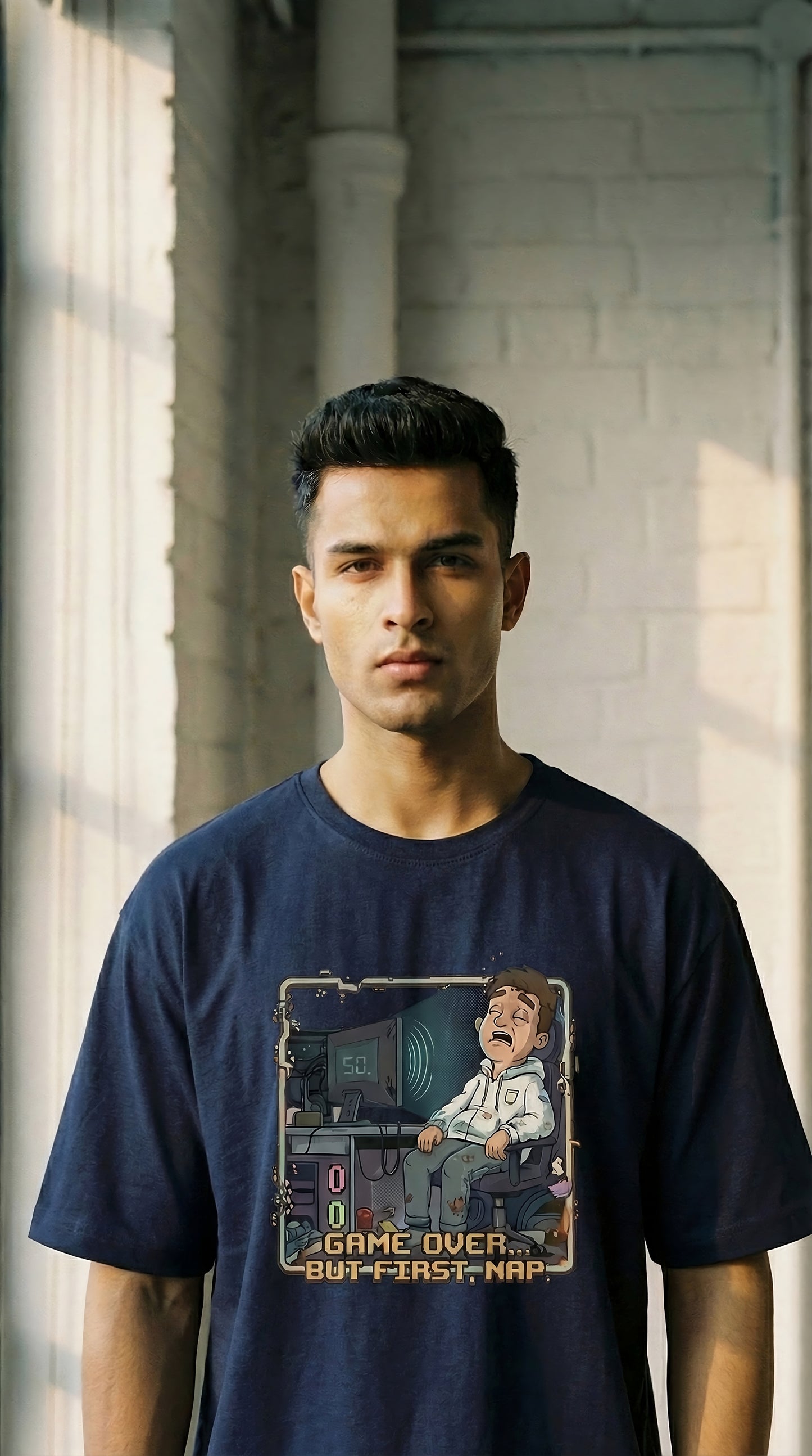 Unisex Oversized t-Shirt : GAME OVER