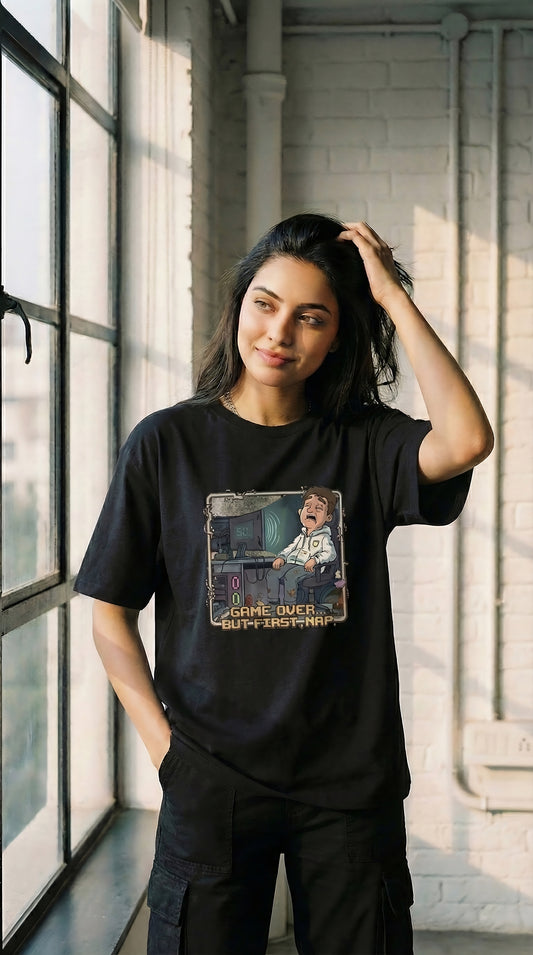 Unisex Oversized t-Shirt : GAME OVER